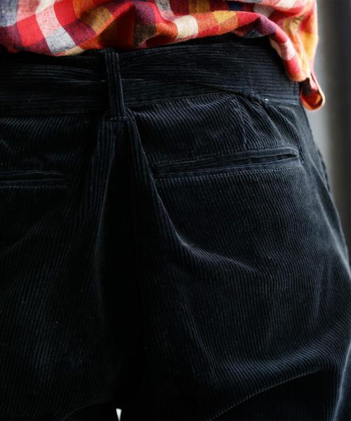 coen(コーエン)の「コーデュロイワイドテーパードベルテッドパンツ(その他パンツ・メンズ・ブラウン/ブラック・MEDIUM/X-LARGE/SMALL/LARGE)」の10枚目の写真