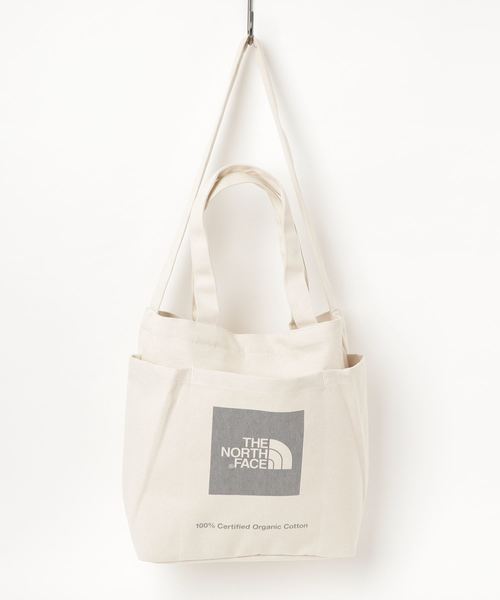 THE NORTH FACE（ザノースフェイス）の「ザ・ノース・フェイス　オーガニックコットントートバッグ / ユーティリティートート（トートバッグ・メンズ・ホワイト/ブラック/レッド/ブルー/グリーン/グレー・ONE SIZE）」の4枚目の写真