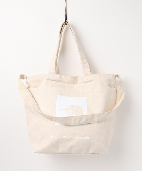 THE NORTH FACE（ザノースフェイス）の「ザ・ノース・フェイス　オーガニックコットントートバッグ / ユーティリティートート（トートバッグ・メンズ・ホワイト/ブラック/レッド/ブルー/グリーン/グレー・ONE SIZE）」の2枚目の写真