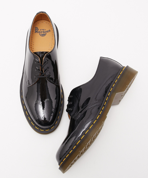 Dr. Martens（ドクターマーチン）の「Dr.Martensドクターマーチン / 1461 3EYE SHOE 10084001 BLACK PATENT（ドレスシューズ・メンズ・ブラック・7/8/9）」の2枚目の写真