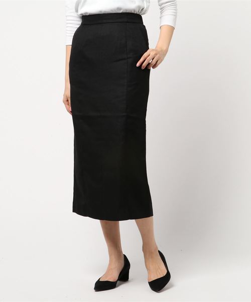 MOUSSY（マウジー）の「COMFORT STRIPE SKIRT（スカート・レディース・グリーン系その他/ブラック/ブラウン系その他・1/2）」の7枚目の写真