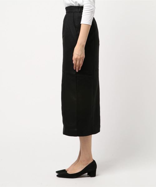 MOUSSY（マウジー）の「COMFORT STRIPE SKIRT（スカート・レディース・グリーン系その他/ブラック/ブラウン系その他・1/2）」の6枚目の写真