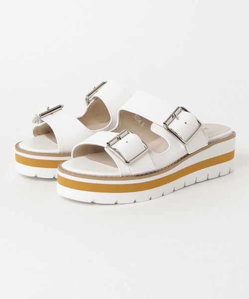 ORiental TRaffic（オリエンタルトラフィック）の「春夏★フットベルトサンダル★8234（サンダル・レディース・ホワイト/ブラック・L/LL/M/S）」の6枚目の写真