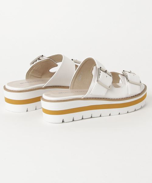 ORiental TRaffic（オリエンタルトラフィック）の「春夏★フットベルトサンダル★8234（サンダル・レディース・ホワイト/ブラック・L/LL/M/S）」の4枚目の写真