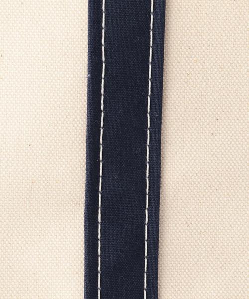 L.L.Bean（エルエルビーン）の「＜L.L.BEAN＞レザーハンドル トートバッグ Ψ（トートバッグ・レディース・ネイビー/レッド・FREE）」の5枚目の写真