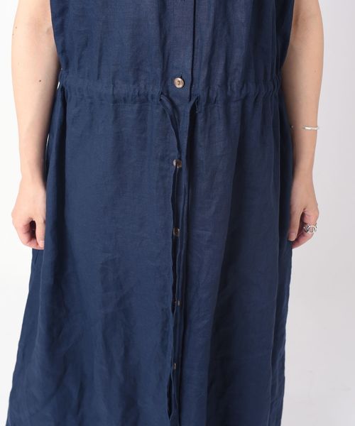 liflattie ships（リフラティ シップス）の「liflattie ships:リネンオープンワンピース◇（ワンピース・レディース・ネイビー/カーキ/パープル・SMALL/MEDIUM）」の12枚目の写真