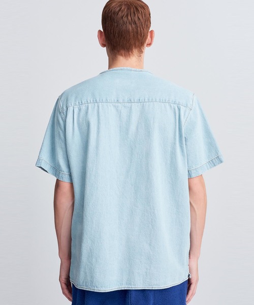 Saturdays NYC（サタデーズ ニューヨークシティ ）の「Dimitri Washed Denim（シャツ/ブラウス・メンズ・ベージュ/ピンク/ブルー系その他・M/S/X-SMALL/L）」の11枚目の写真