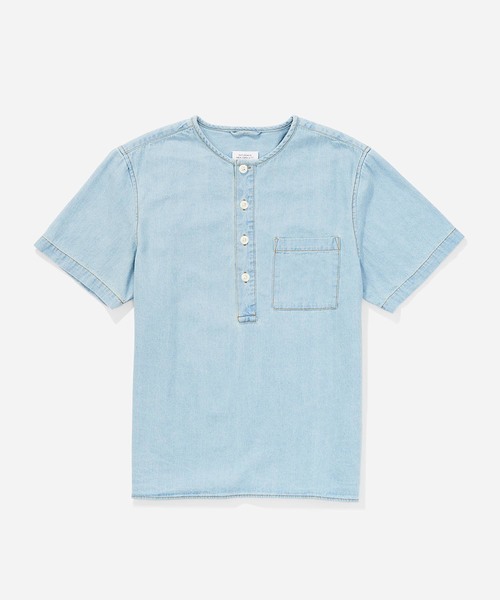 Saturdays NYC（サタデーズ ニューヨークシティ ）の「Dimitri Washed Denim（シャツ/ブラウス・メンズ・ベージュ/ピンク/ブルー系その他・M/S/X-SMALL/L）」の13枚目の写真