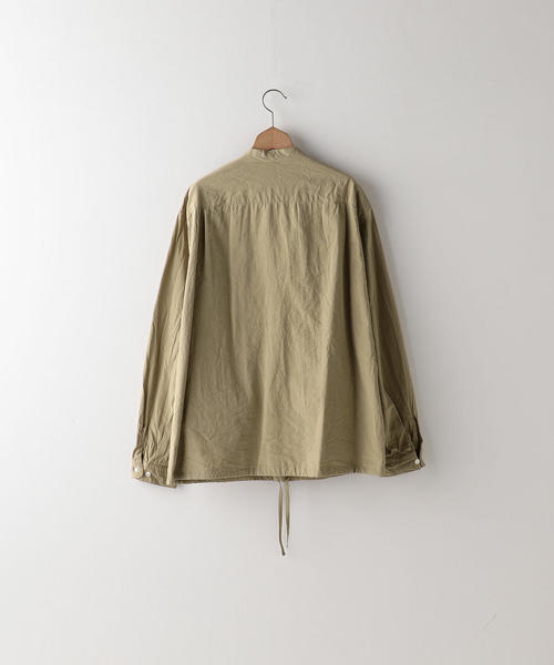Steven Alan（スティーブンアラン）の「＜Steven Alan＞DUMP SMOCK SHIRT/シャツ（シャツ/ブラウス・メンズ・ベージュ/ブラック・SMALL/MEDIUM/LARGE/X-LARGE）」の3枚目の写真