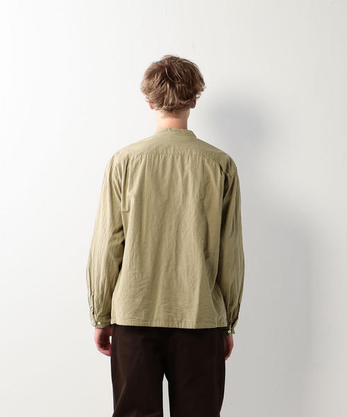 Steven Alan（スティーブンアラン）の「＜Steven Alan＞DUMP SMOCK SHIRT/シャツ（シャツ/ブラウス・メンズ・ベージュ/ブラック・SMALL/MEDIUM/LARGE/X-LARGE）」の7枚目の写真