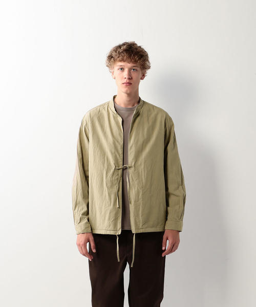 Steven Alan（スティーブンアラン）の「＜Steven Alan＞DUMP SMOCK SHIRT/シャツ（シャツ/ブラウス・メンズ・ベージュ/ブラック・SMALL/MEDIUM/LARGE/X-LARGE）」の6枚目の写真