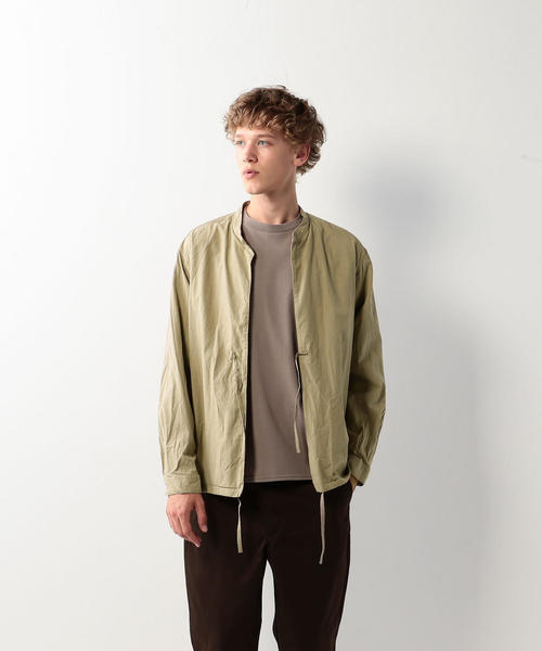Steven Alan（スティーブンアラン）の「＜Steven Alan＞DUMP SMOCK SHIRT/シャツ（シャツ/ブラウス・メンズ・ベージュ/ブラック・SMALL/MEDIUM/LARGE/X-LARGE）」の9枚目の写真