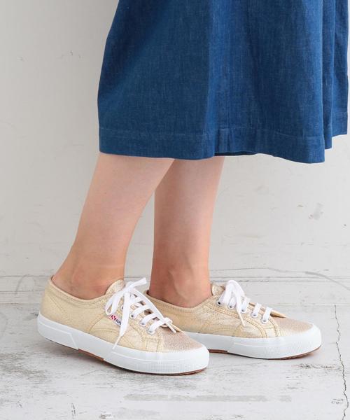 SUPERGA（スペルガ）の「BYBC SUPERGA メタリックカラースニーカー：◆（スニーカー・レディース・ゴールド/シルバー・36/37/38/35）」の2枚目の写真
