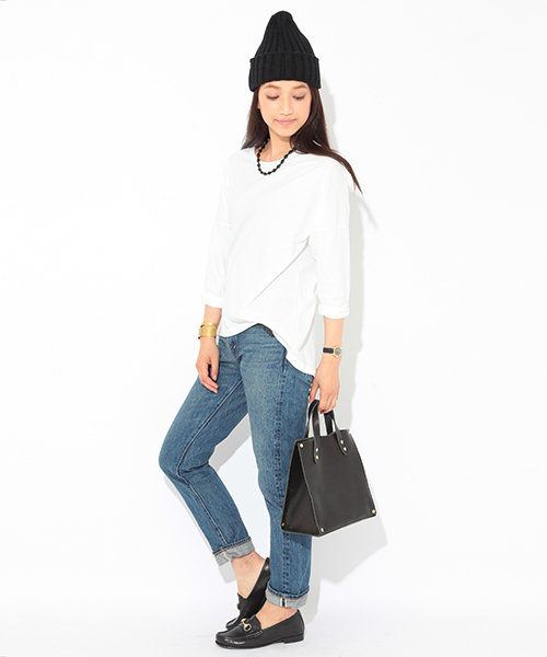 BEAMS BOY（ビームスボーイ）の「【FUDGE5月号掲載】orslow / IVYFIT DENIM（デニムパンツ・レディース・インディゴブルー・2/3）」の16枚目の写真