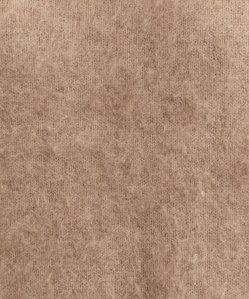 green label relaxing（グリーンレーベルリラクシング）の「CS カシミヤ ヘアリー Vネック ニット（ニット/セーター・レディース・ブラック/ベージュ/ピンク・FREE）」の16枚目の写真