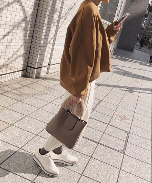 KOBE LETTUCE（コウベレタス）の「ライン入り厚底ソールオックスフォードシューズ（その他シューズ・レディース・ベージュ系その他/ブラック系その他/シルバー/ブラック/ホワイト・L/LL/M/S）」の8枚目の写真