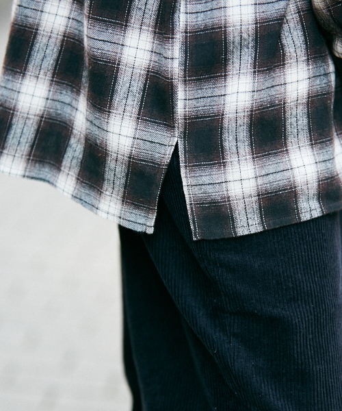 kutir（クティール）の「ﾌｰﾄﾞﾂｷﾋﾞｯｸﾞｼｬﾂ（シャツ/ブラウス・メンズ・ベージュ/ダークブラウン・MEDIUM/LARGE）」の15枚目の写真