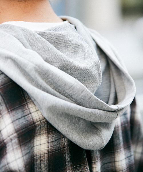 kutir（クティール）の「ﾌｰﾄﾞﾂｷﾋﾞｯｸﾞｼｬﾂ（シャツ/ブラウス・メンズ・ベージュ/ダークブラウン・MEDIUM/LARGE）」の18枚目の写真