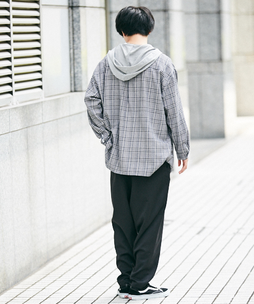 kutir（クティール）の「ﾌｰﾄﾞﾂｷﾋﾞｯｸﾞｼｬﾂ（シャツ/ブラウス・メンズ・ベージュ/ダークブラウン・MEDIUM/LARGE）」の13枚目の写真