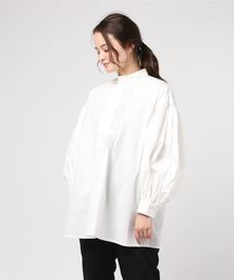 CLANE | VOLUME SLEEVE PIN TUCK S/H(シャツ/ブラウス)