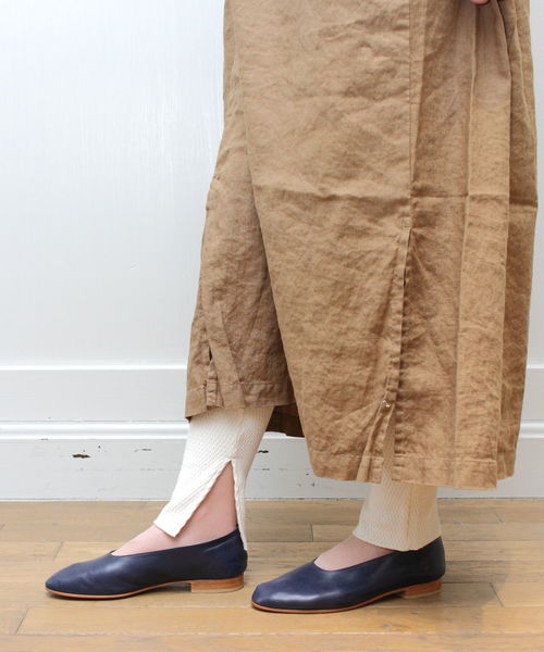 D.M.G.(ドミンゴ)の「D.M.G. / ディーエムジー リネンストレッチサロペットスカート 17-413(サロペット/オーバーオール・レディース・ブラック/ベージュ・FREE)」の12枚目の写真