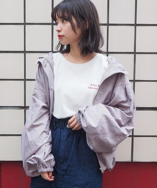 tiptop(ティップトップ)の「ボリュームマウンテンパーカー(マウンテンパーカー・レディース・ブラック/ベージュ/カーキ/ライトピンク/グレイッシュベージュ・FREE)」の3枚目の写真