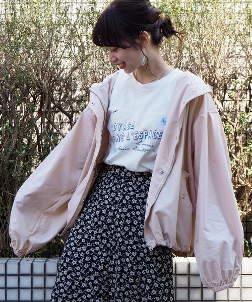 tiptop(ティップトップ)の「ボリュームマウンテンパーカー(マウンテンパーカー・レディース・ブラック/ベージュ/カーキ/ライトピンク/グレイッシュベージュ・FREE)」の10枚目の写真