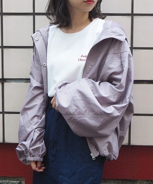 tiptop(ティップトップ)の「ボリュームマウンテンパーカー(マウンテンパーカー・レディース・ブラック/ベージュ/カーキ/ライトピンク/グレイッシュベージュ・FREE)」の14枚目の写真