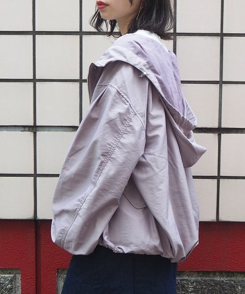 tiptop(ティップトップ)の「ボリュームマウンテンパーカー(マウンテンパーカー・レディース・ブラック/ベージュ/カーキ/ライトピンク/グレイッシュベージュ・FREE)」の16枚目の写真