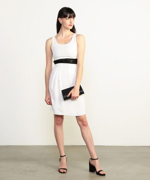 セール A Xアルマーニ ワンピース Armani エクスチェンジ ノースリーブ ワンピース ワンピース Xアルマーニ Armani Exchange アルマーニエクスチェンジ のファッション