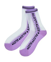algy | タテロゴシースルークルーソックス(ソックス/靴下)