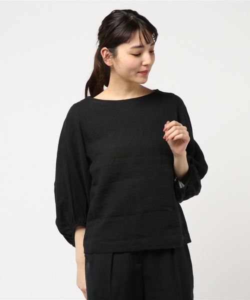Whim Gazette（ウィムガゼット）の「リネンボリュームスリーブブラウス