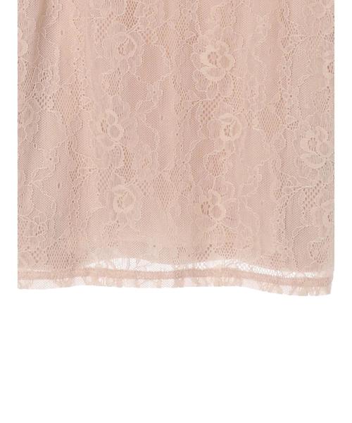 E hyphen world gallery(イーハイフンワールドギャラリー)の「Vネックレースタンク(その他アンダーウェア/インナー・レディース・ブラック/ベージュ/ブラウン/オフホワイト・FREE)」の7枚目の写真