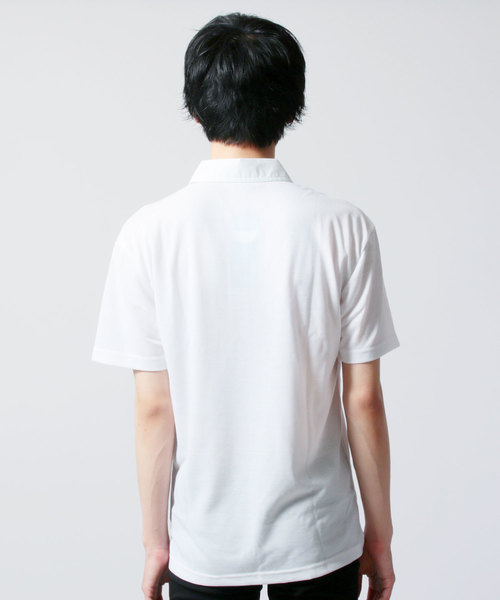 ASTRONOMY（アストロノミー）の「接触冷感ポリ鹿の子半袖ポロシャツ（ポロシャツ・メンズ・ホワイト/ブラック/ネイビー/グレー/カーキ・LL/M/L）」の13枚目の写真