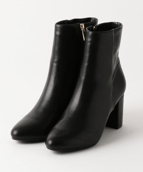 green label relaxing（グリーンレーベルリラクシング）の「∴∴◆FFC ラウンド ショートブーツ(6.5cmヒール)（ブーツ・レディース・ダークブラウン/ブラック/モカ・L/S/M/LL）」の4枚目の写真