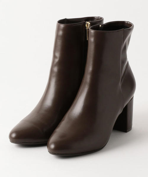 green label relaxing（グリーンレーベルリラクシング）の「∴∴◆FFC ラウンド ショートブーツ(6.5cmヒール)（ブーツ・レディース・ダークブラウン/ブラック/モカ・L/S/M/LL）」の11枚目の写真