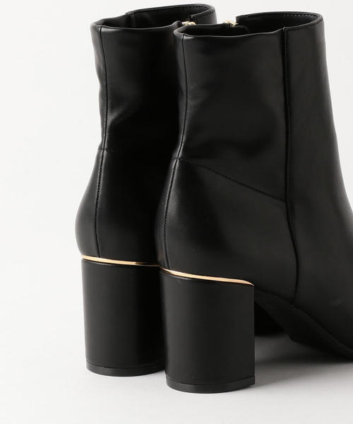 green label relaxing（グリーンレーベルリラクシング）の「∴∴◆FFC ラウンド ショートブーツ(6.5cmヒール)（ブーツ・レディース・ダークブラウン/ブラック/モカ・L/S/M/LL）」の5枚目の写真