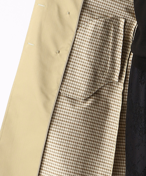 COMME CA ISM（コムサイズム）の「ロング トレンチコート（トレンチコート・レディース・ネイビー/カーキ・SMALL/MEDIUM/LARGE）」の11枚目の写真