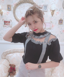 Swankiss�i�X�����L�X�j�́uHB �ؑ�check knit�i�j�b�g/�Z�[�^�[�j�v