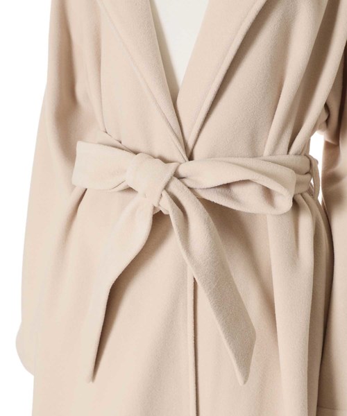 fifth（フィフス）の「フーディーガウンコート（トレンチコート・レディース・ブラック/ブラウン/アイボリー・MEDIUM/SMALL）」の14枚目の写真