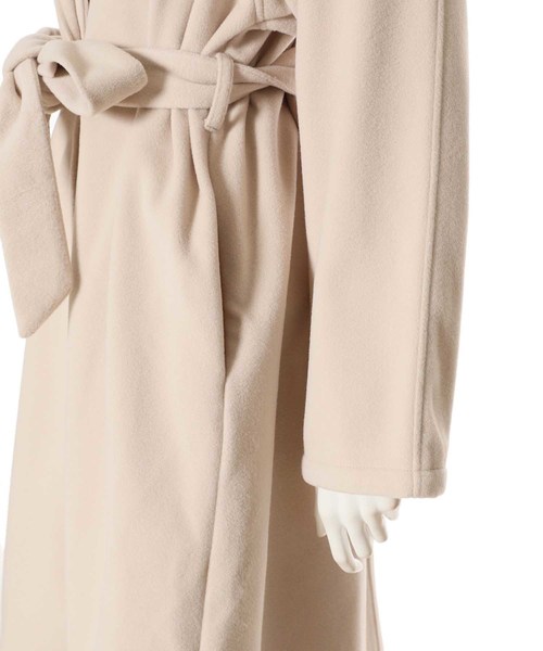 fifth（フィフス）の「フーディーガウンコート（トレンチコート・レディース・ブラック/ブラウン/アイボリー・MEDIUM/SMALL）」の15枚目の写真