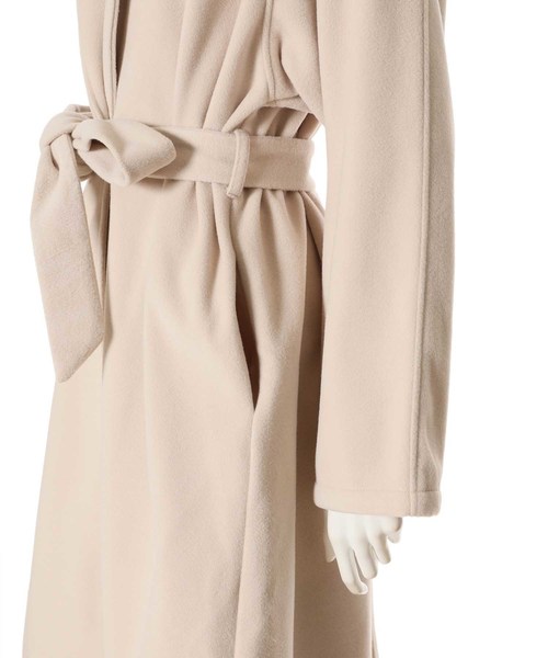 fifth（フィフス）の「フーディーガウンコート（トレンチコート・レディース・ブラック/ブラウン/アイボリー・MEDIUM/SMALL）」の16枚目の写真