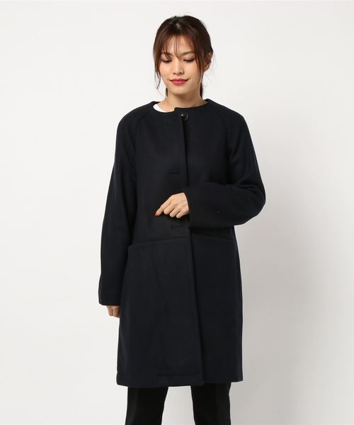 英国製レディースノーカラーコート Melissa Oversize ノーカラーコート London Tradition ロンドントラディション の ファッション通販 Zozotown