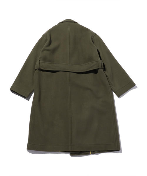 MONKEY TIME（モンキータイム）の「＜ATHA＞ DBL MLTN MAXI CT/コート（チェスターコート・メンズ・ライトグレー/オリーブ・FREE）」の10枚目の写真