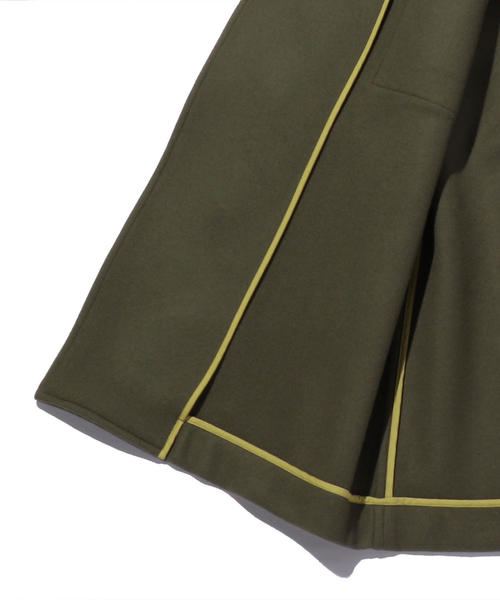 MONKEY TIME（モンキータイム）の「＜ATHA＞ DBL MLTN MAXI CT/コート（チェスターコート・メンズ・ライトグレー/オリーブ・FREE）」の3枚目の写真