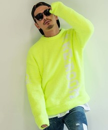 #Re:room | インターシャビッグロゴモールニット(ニット/セーター)