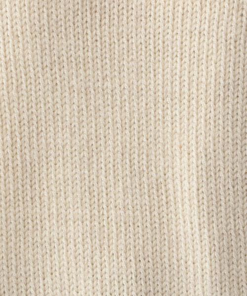 Steven Alan(スティーブンアラン)の「<Steven Alan>WOOL CREW NECK KNIT/ニット(ニット/セーター・レディース・ダークブラウン/オフホワイト・FREE)」の4枚目の写真