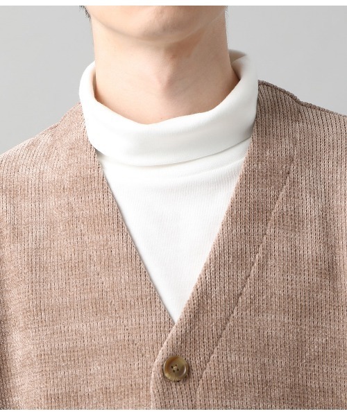 JUNRED（ジュンレッド）の「メランジモールカーディガン（カーディガン/ボレロ・メンズ・ベージュ/ネイビー/ワイン・S/M/L）」の7枚目の写真