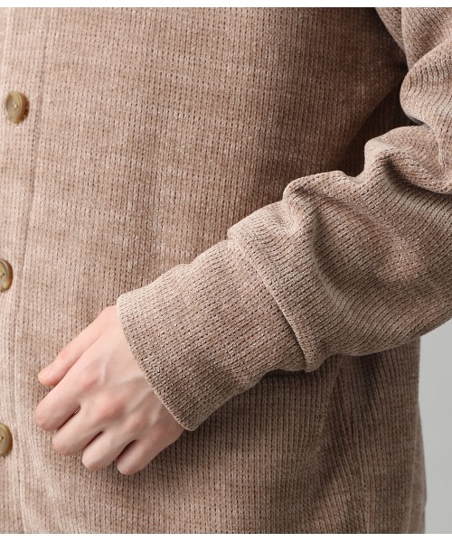 JUNRED（ジュンレッド）の「メランジモールカーディガン（カーディガン/ボレロ・メンズ・ベージュ/ネイビー/ワイン・S/M/L）」の9枚目の写真