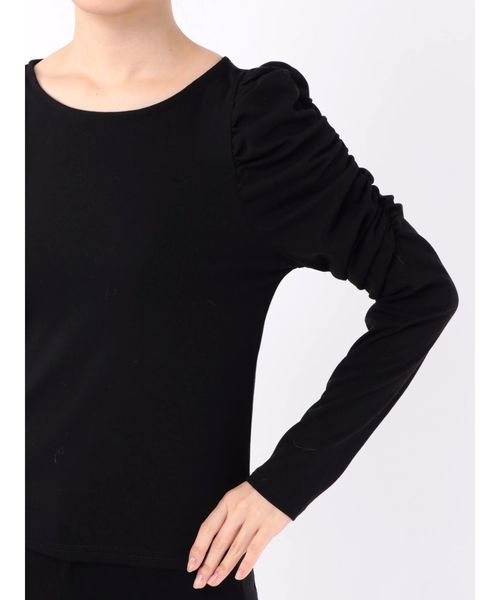 dazzlin（ダズリン）の「パワショルプルオーバー（Tシャツ/カットソー・レディース・ブラック/オフホワイト・FREE）」の8枚目の写真